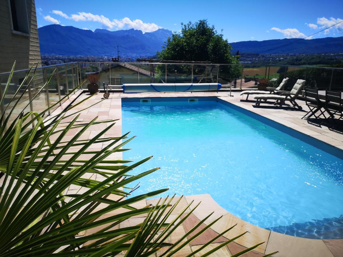 Studio Bellevue Appart Independant Renove 2024 Piscine Parking Proche Centre Annecy Poisy Eksteriør billede